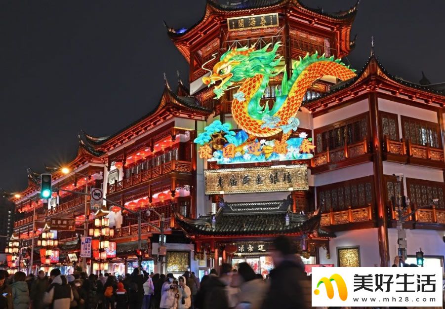 2024上海豫园民俗艺术灯会亮灯(图6)
