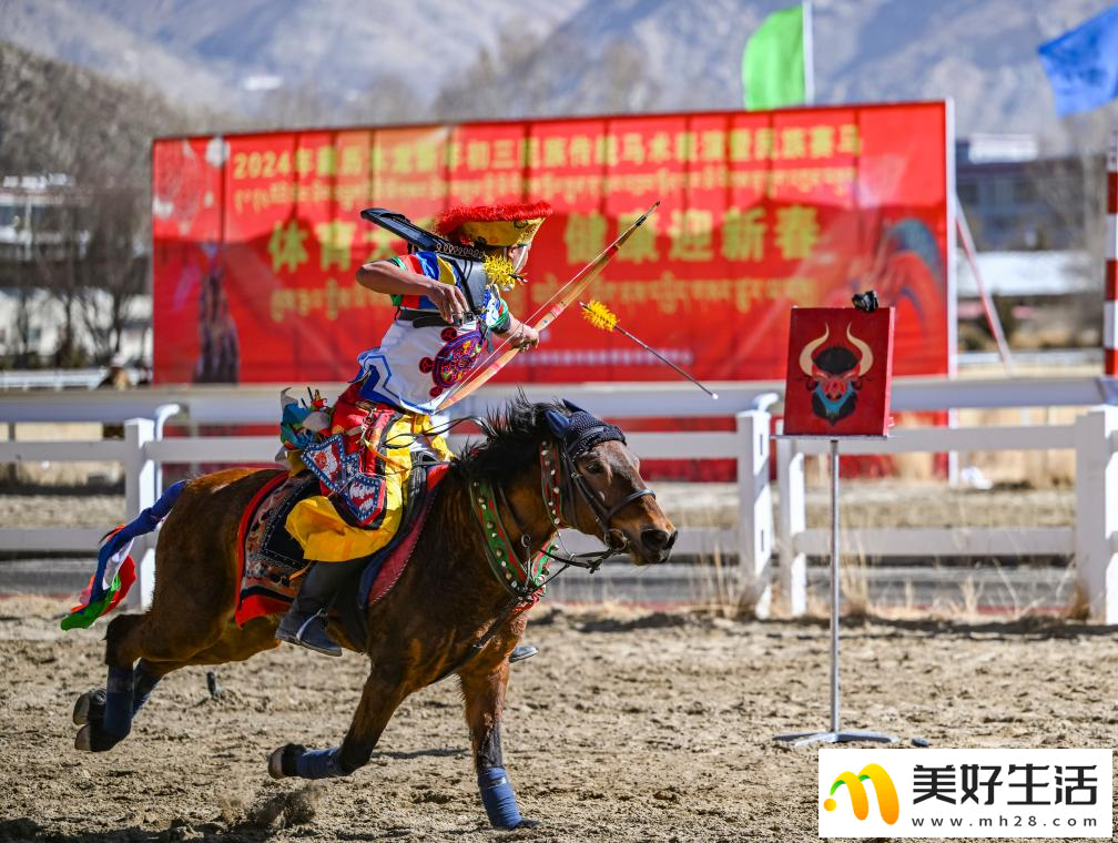 西藏拉萨：马背上的新年祝福(图3)
