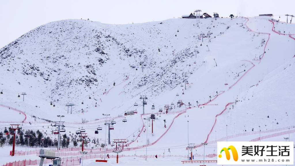 新疆阿勒泰迎来滑雪高峰期(图4)