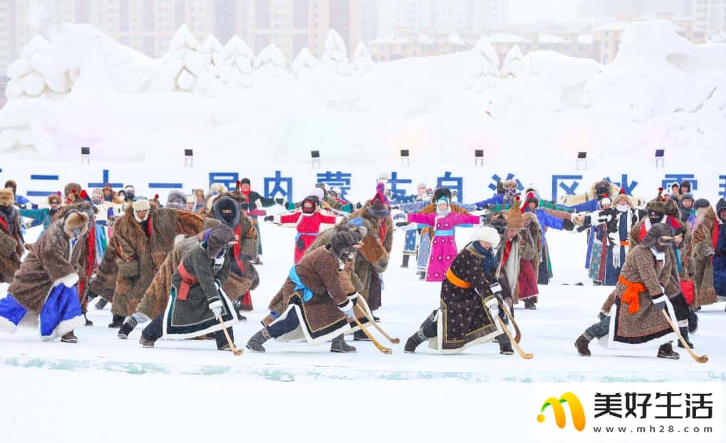第二十一届内蒙古自治区冰雪那达慕开幕式彩排尽显“民族风”(图3)