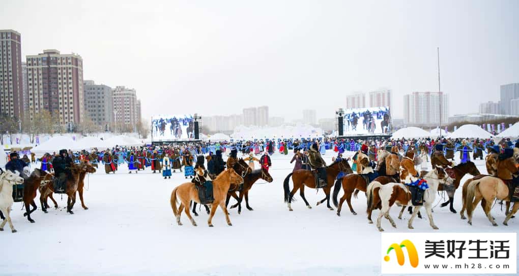 第二十一届内蒙古自治区冰雪那达慕开幕式彩排尽显“民族风”(图12)